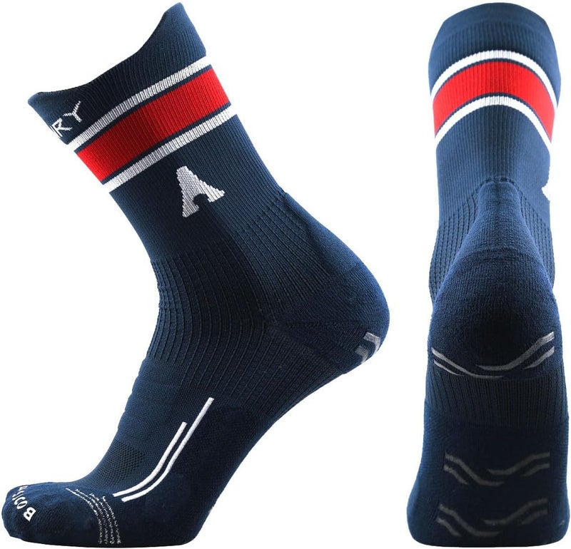 FUNRY Store Club Collection Soccer Grip Socks,Non-Slip Soccer Socks,Comfy Secure Fit For Football Running & Basketball(sizes:7-11) - Image 1